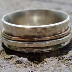 Spinner ring 8mm with 2 inner ring