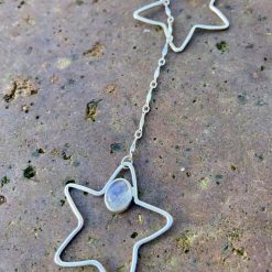 Moonstone Star Larette Necklace