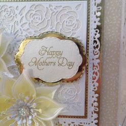 Luxury Handmade Mothers Day Card - Pretty & Glittery - Lemon & White 3 Luxury Handmade Mothers Day Card - Pretty & Glittery - Lemon & White 4