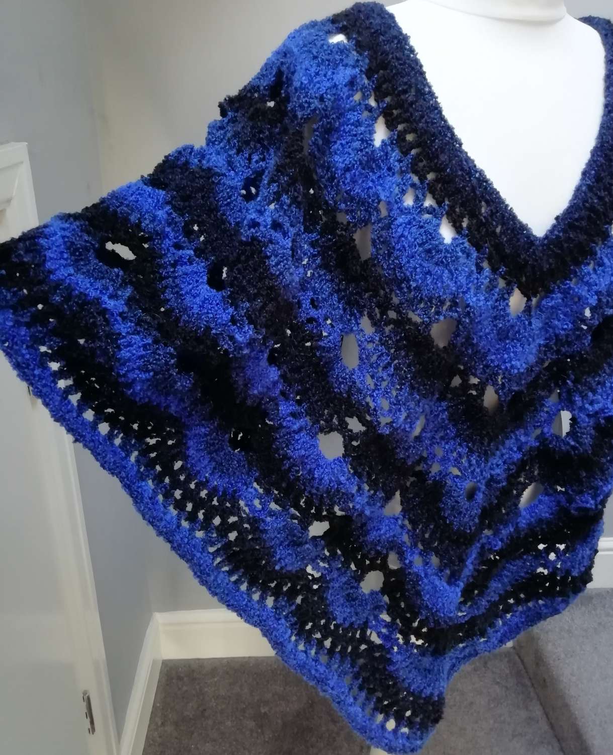 IMG_20230209_123807 Crochet Poncho. One Size 6