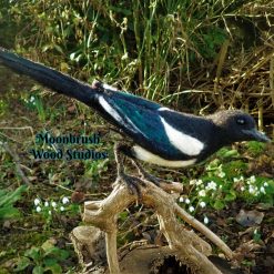 Needle Felt Magpie , Needle felt animal, Sculpture, Needle felt bird, Woodland creature, Fibre art, Bird sculpture, gift, wildlife art 2 Needle Felt Magpie , Needle felt animal, Sculpture, Needle felt bird, Woodland creature, Fibre art, Bird sculpture, gift, wildlife art 6