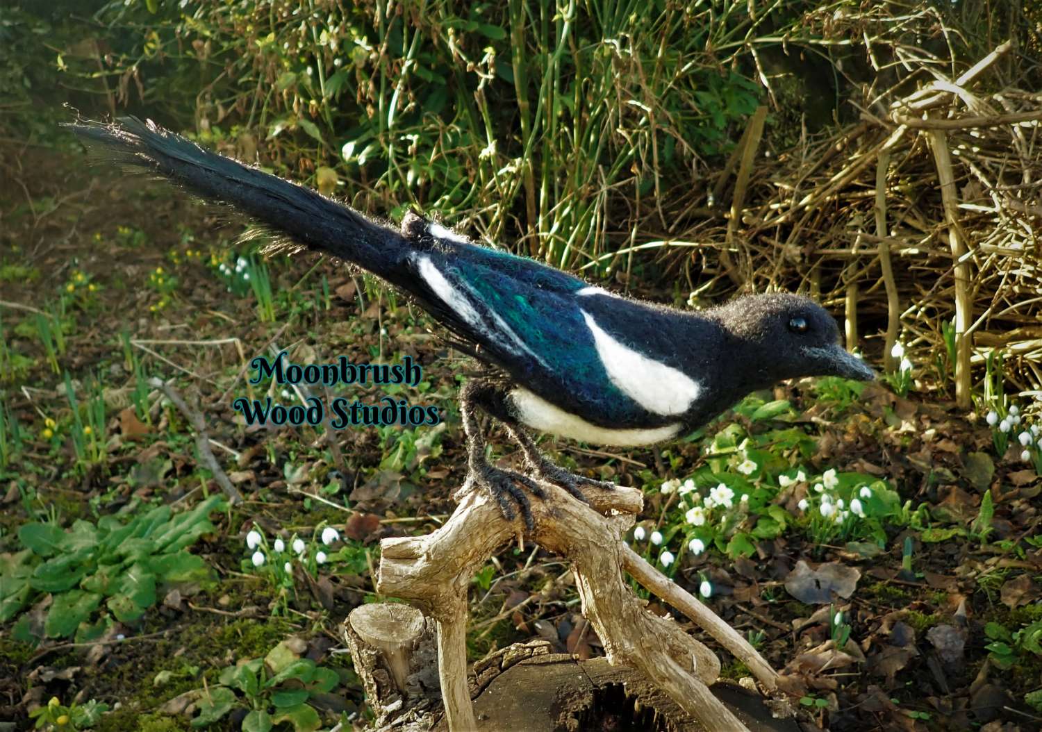Needle Felt Magpie , Needle felt animal, Sculpture, Needle felt bird, Woodland creature, Fibre art, Bird sculpture, gift, wildlife art Needle Felt Magpie , Needle felt animal, Sculpture, Needle felt bird, Woodland creature, Fibre art, Bird sculpture, gift, wildlife art