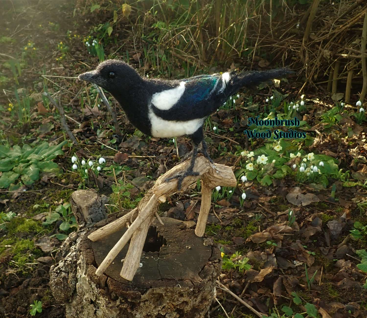 Needle Felt Magpie , Needle felt animal, Sculpture, Needle felt bird, Woodland creature, Fibre art, Bird sculpture, gift, wildlife art Needle Felt Magpie , Needle felt animal, Sculpture, Needle felt bird, Woodland creature, Fibre art, Bird sculpture, gift, wildlife art