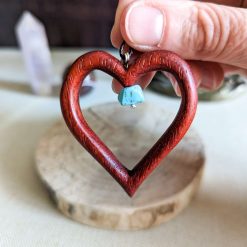 Turquoise in red heart 1 Turquoise in red heart 1