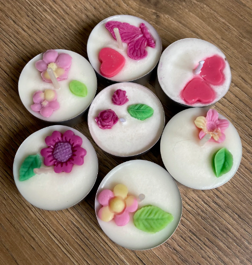 Tea light candles - soy wax, vegan, nature-inspired Tea light candles - soy wax, vegan, nature-inspired