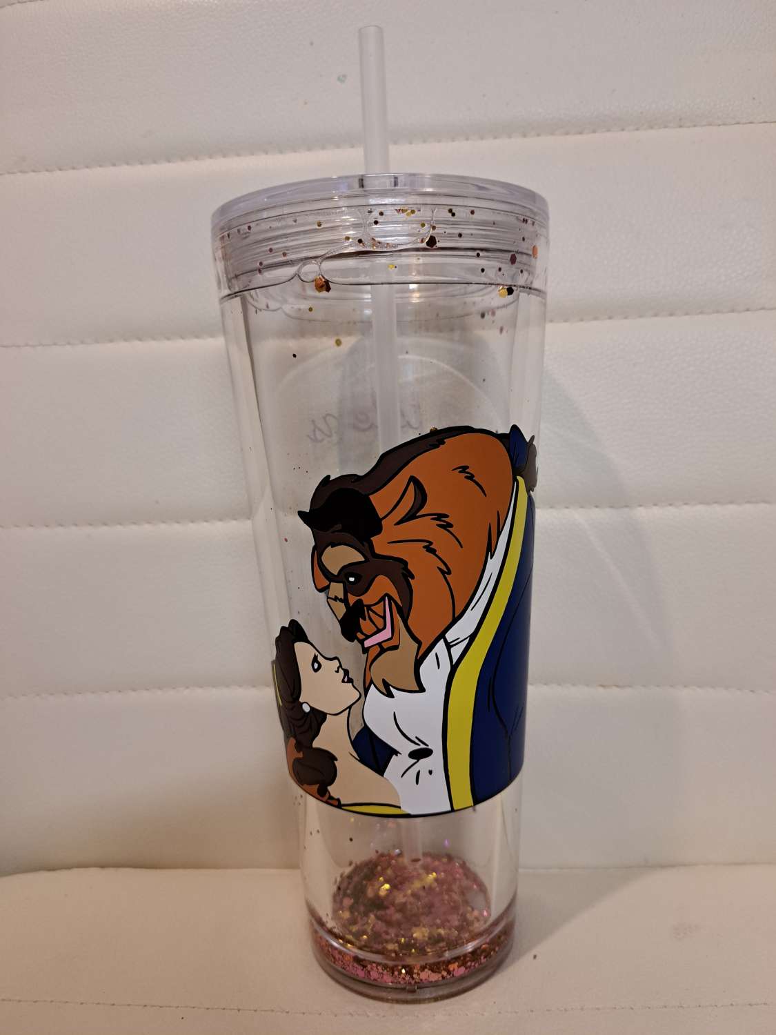 Beauty and the beast snowglobe tumbler Beauty and the beast snowglobe tumbler