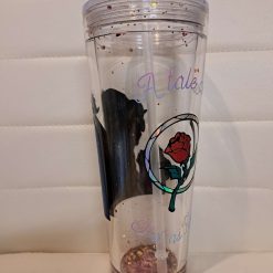 Beauty and the beast snowglobe tumbler 4 Beauty and the beast snowglobe tumbler 4