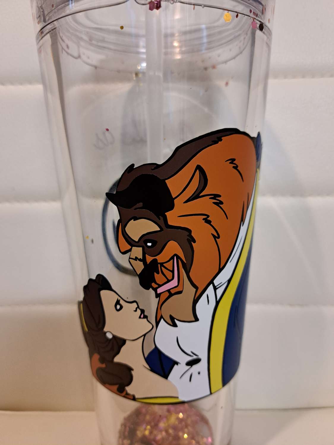 Beauty and the beast snowglobe tumbler Beauty and the beast snowglobe tumbler