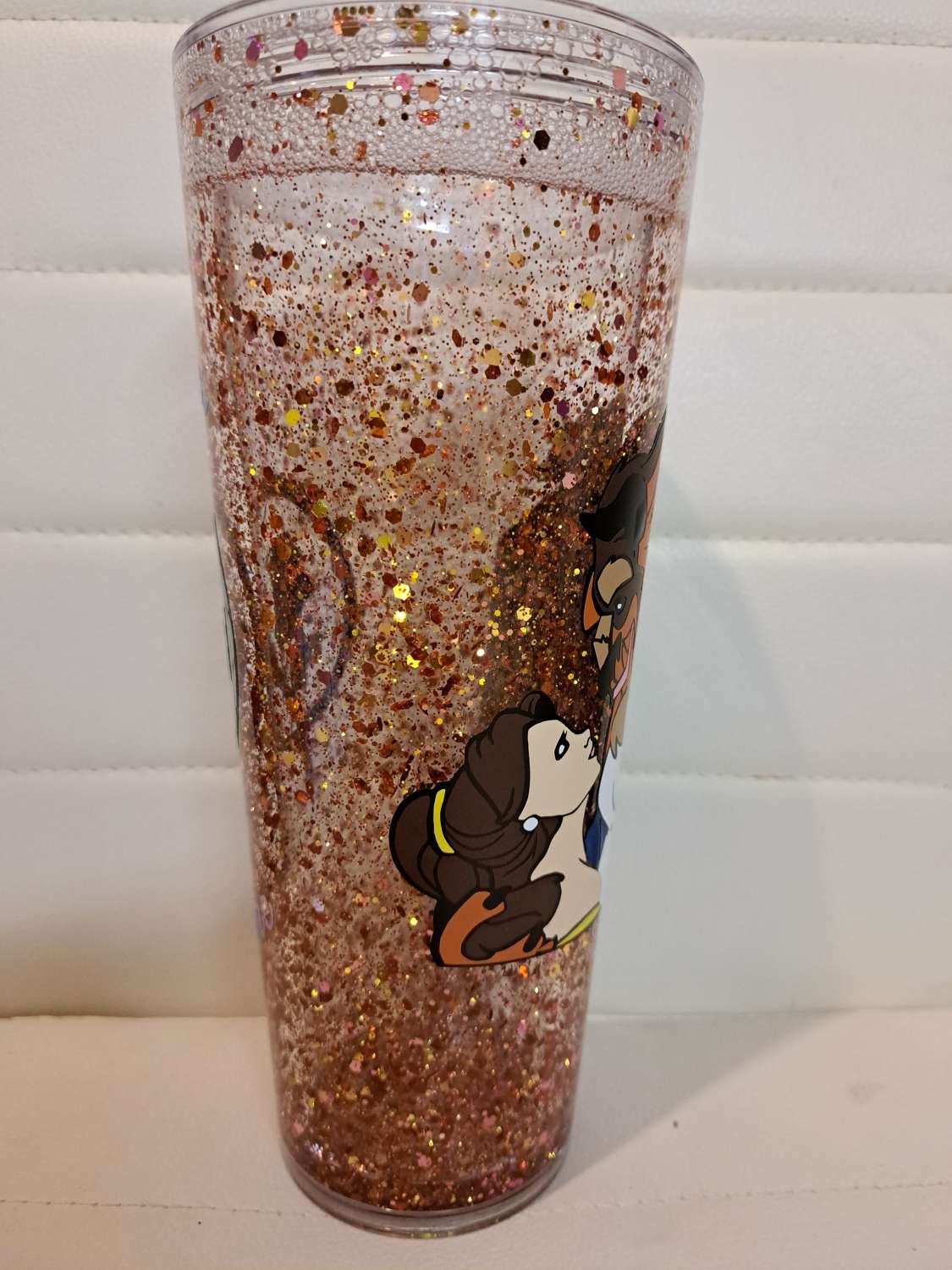 Beauty and the beast snowglobe tumbler Beauty and the beast snowglobe tumbler