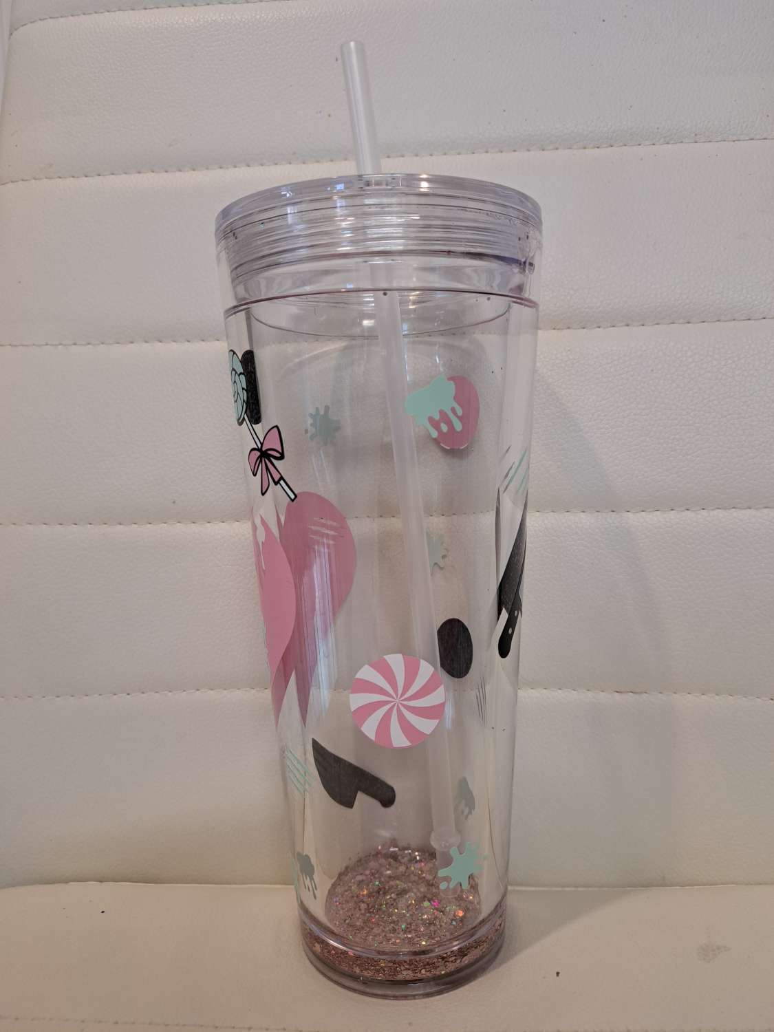 Sweet but phsyco snowglobe tumbler Sweet but phsyco snowglobe tumbler