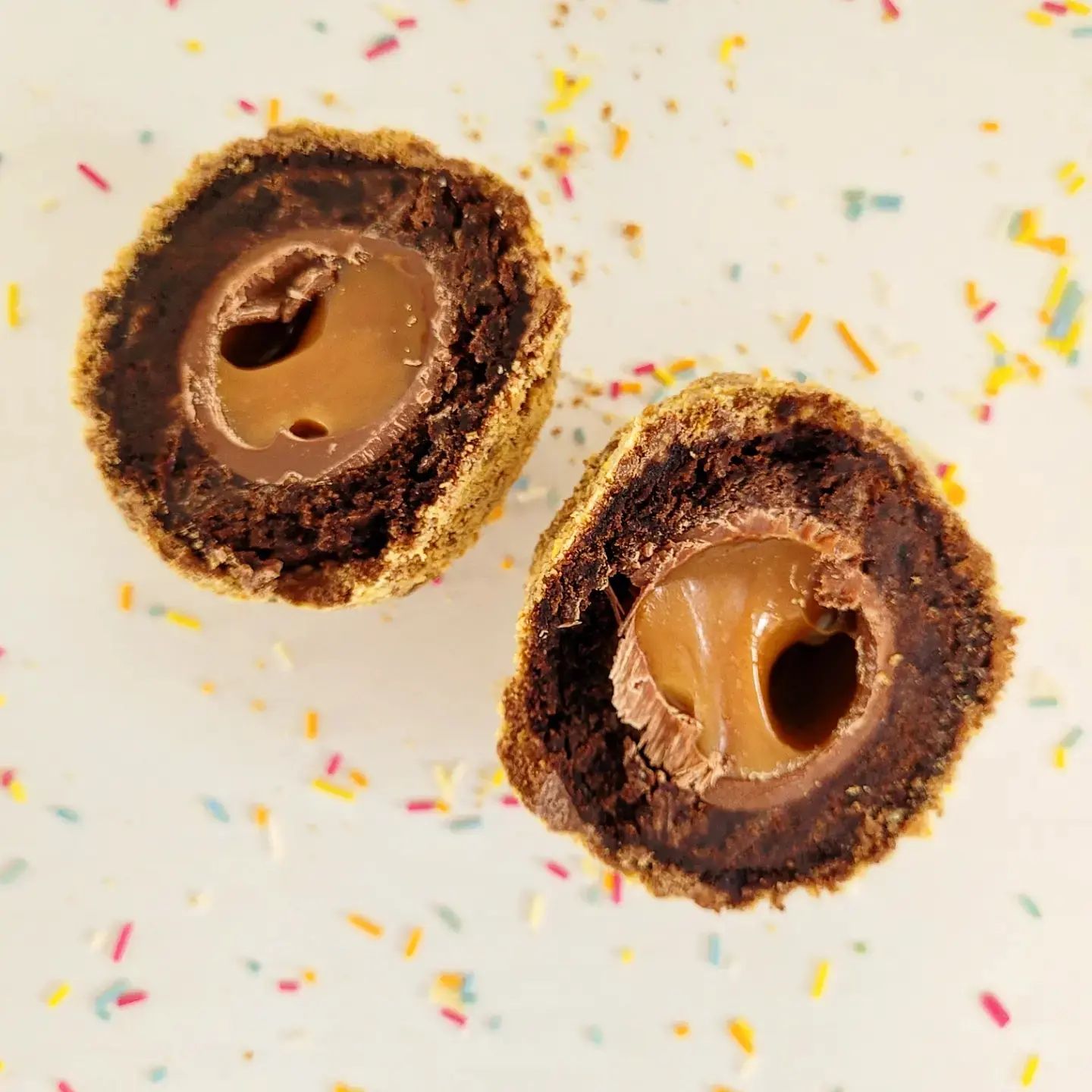 Scotch Egg Brownie- Creme Egg (White or Milk) or Salted Caramel Scotch Egg Brownie- Creme Egg (White or Milk) or Salted Caramel