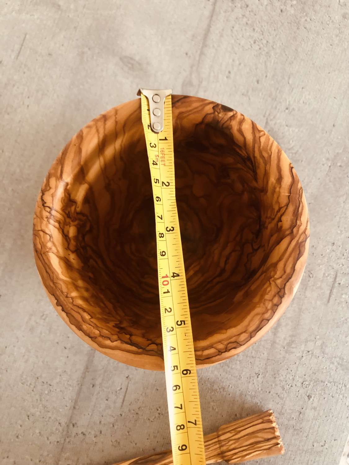 Olive wood large pestle and mortar MadeMe