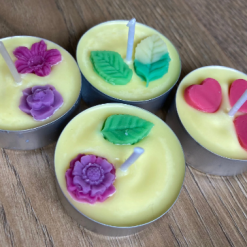 Tea light candles - soy wax, vegan, nature-inspired 8 Tea light candles - soy wax, vegan, nature-inspired 8