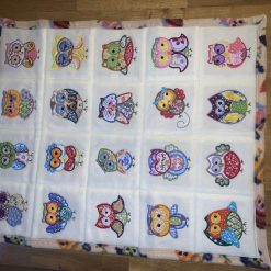 Owl fleece quilt