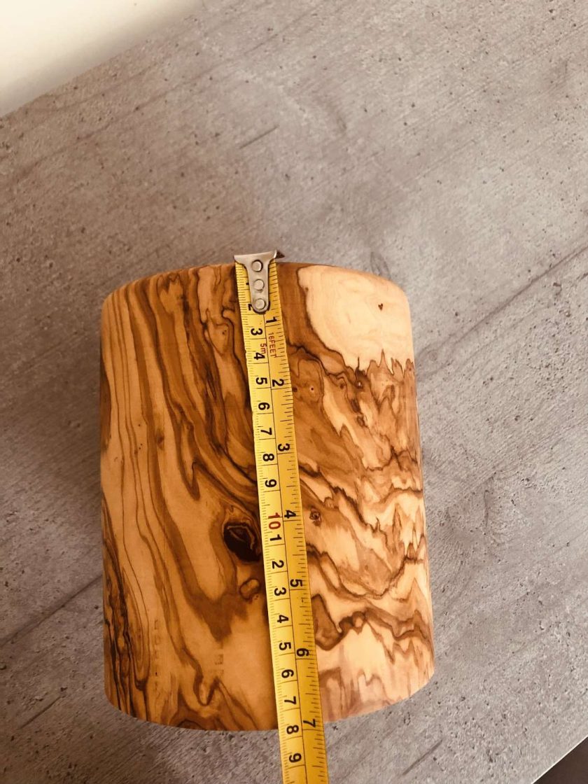 Olive wood large pestle and mortar MadeMe