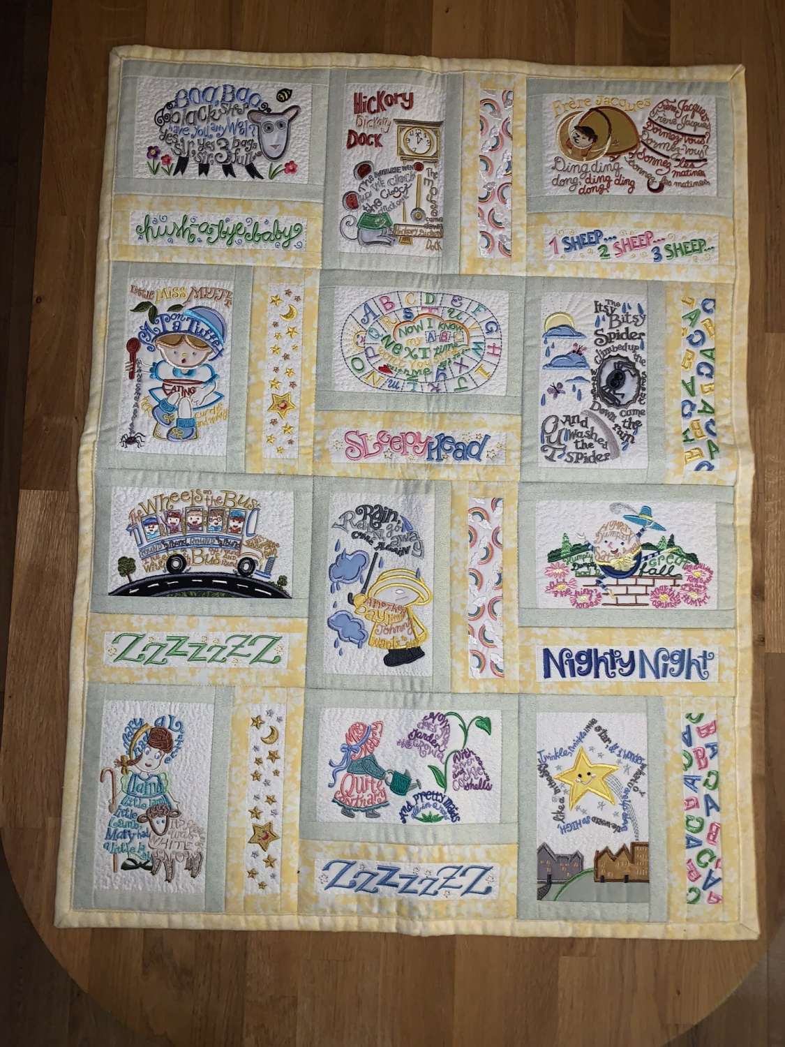 Nursery Rhyme Quilt MadeMe