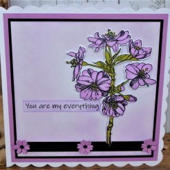 C4158   Decoupage Anniversary/Valentine Card