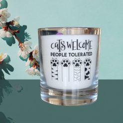 Scented Candle Glass Container 30cl Dark Honey and Tobacco Fragrance Dog Today Design