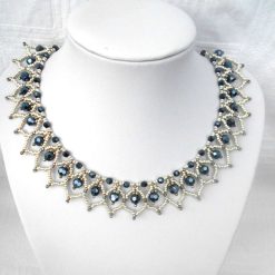 Petal Necklace - Hematite