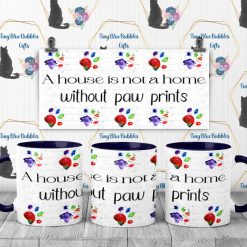 Paw prints mug