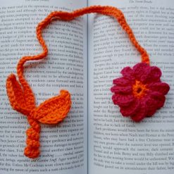 Flower bookmark