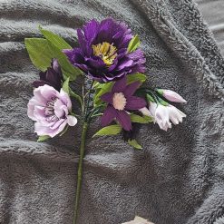 Crepe flower bouquet
