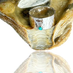 Silver Ring  With Turquoise