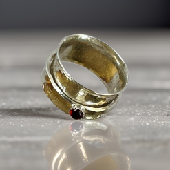 Garnet Spinner Ring