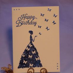 Butterfly Lady Birthday Card