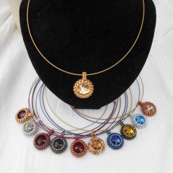 Rivoli Wire Pendant