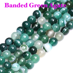F - 6mm Gemstone Beaded Watch Strap Fits Apple Watch Various Sizes & Prices 6