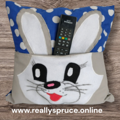 Reading pillow, Pocket pillow,Kids pillow,Bunny pillow,Easter pocket pillow
