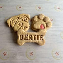 Delivered. Boy Dog Biscuit Favour.