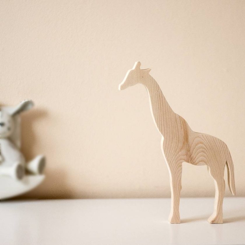 Wooden Giraffe Ornament MadeMe