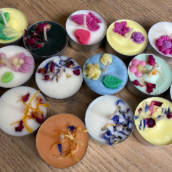 Tea light candles - soy wax, vegan, nature-inspired