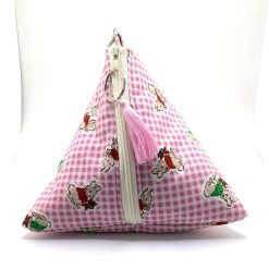 Pyramid Pouch - Gingham Bunny (Medium)