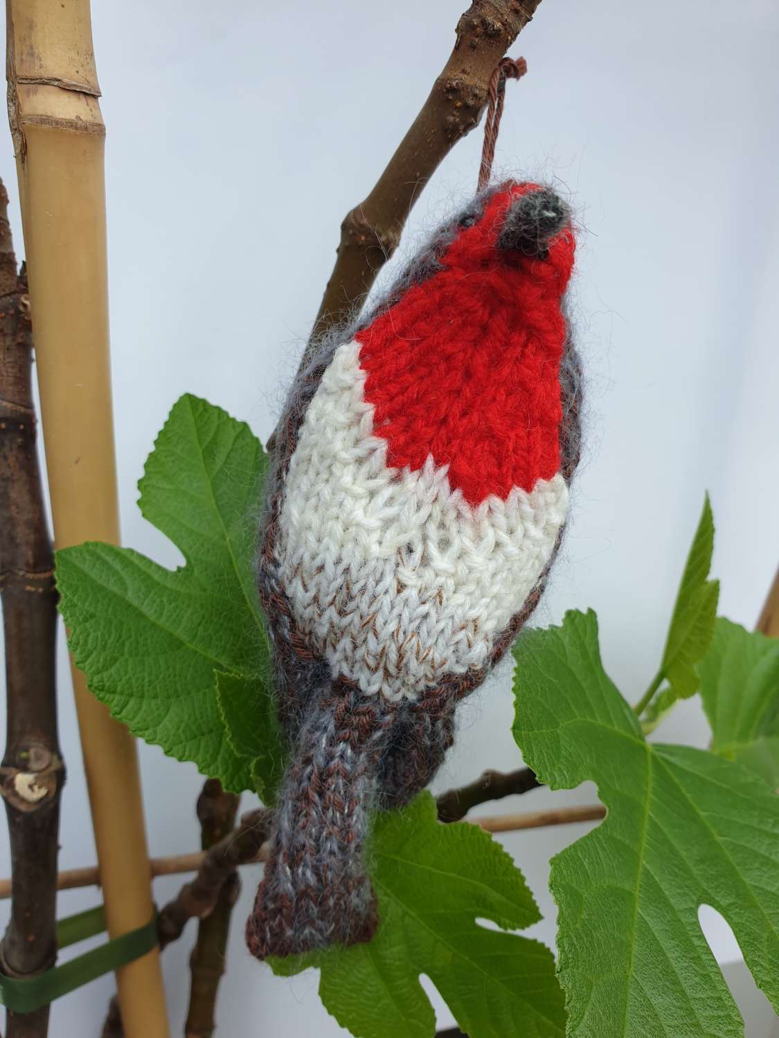 Knitted cute robin Knitted cute robin