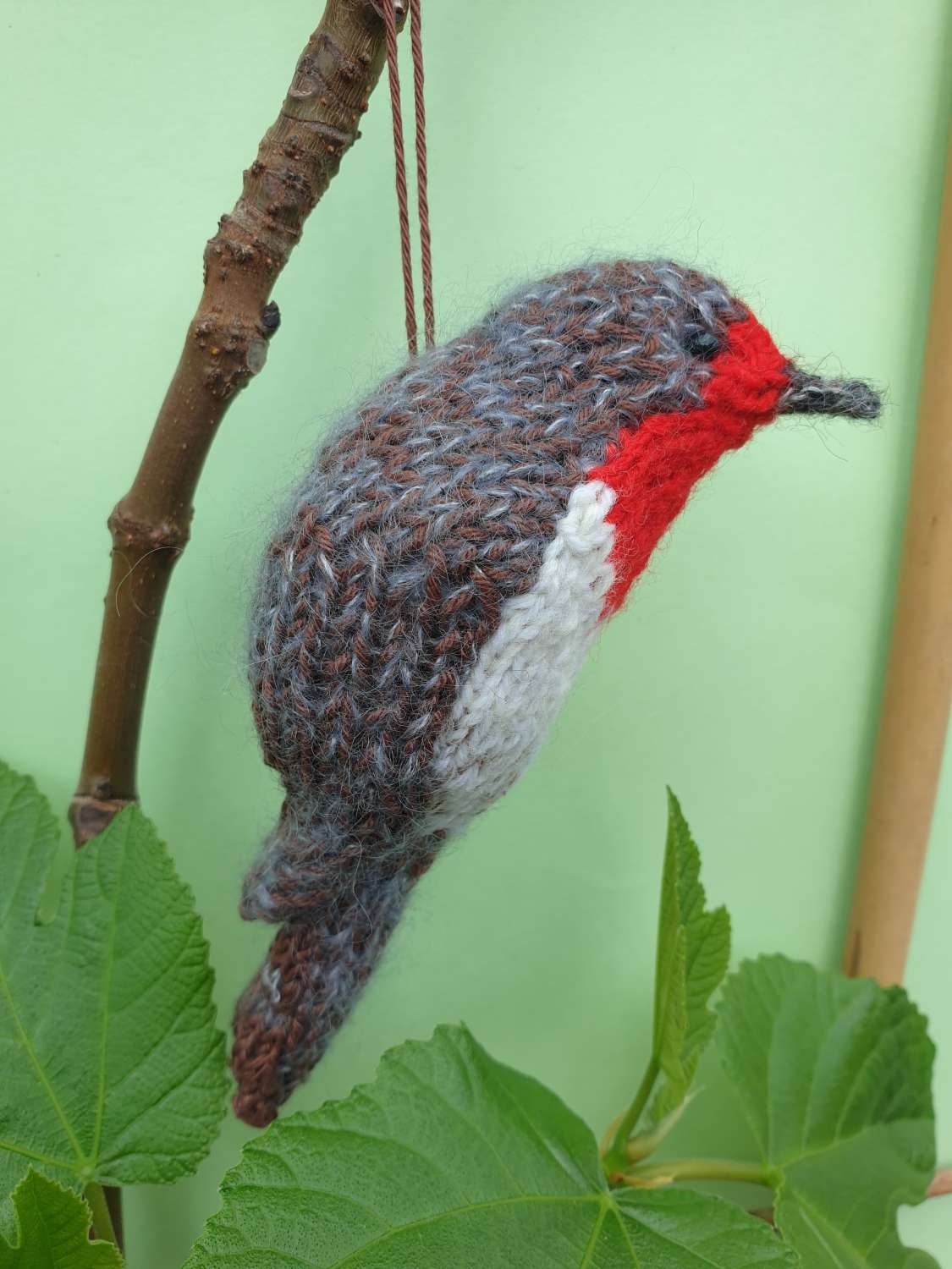 Knitted cute robin Knitted cute robin