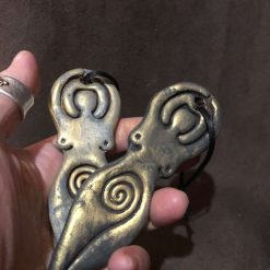 Hanging Sculpted Goddess w/ ritual soap set - protection