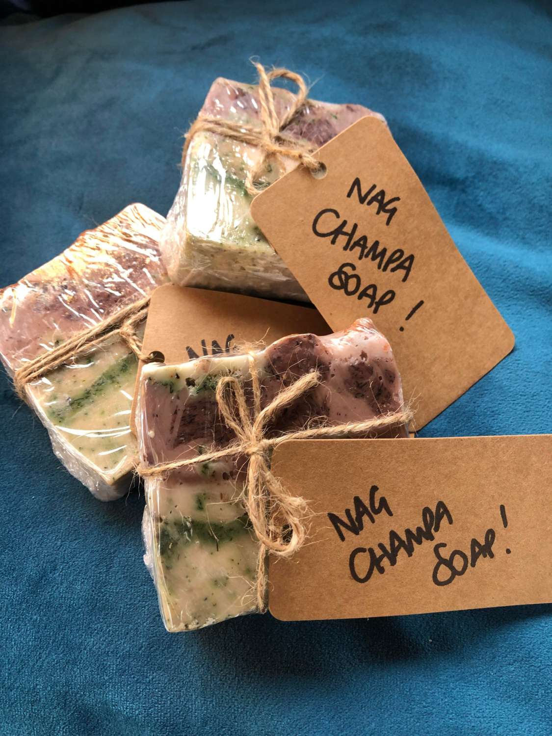 Organic Vegan NAG CHAMPA soap - genuine Satya oil and Shea Organic Vegan NAG CHAMPA soap - genuine Satya oil and Shea