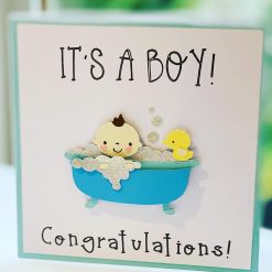 New Baby boy card