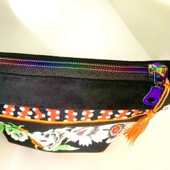 A Velvet Black and White cosmetic bag 2 A Velvet Black and White cosmetic bag 6