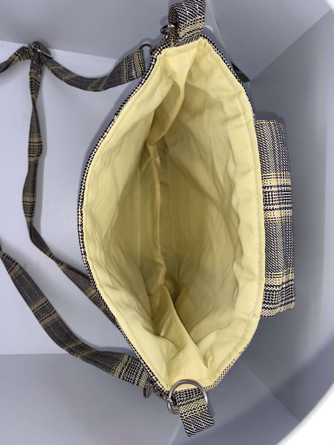 Yellow Tartan Crossbody bag Yellow Tartan Crossbody bag