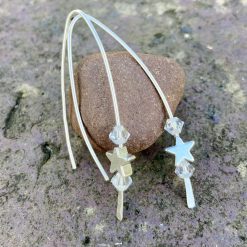 Pull through Birthstone Earrings