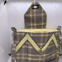 Yellow Tartan Crossbody bag 4 Yellow Tartan Crossbody bag 4