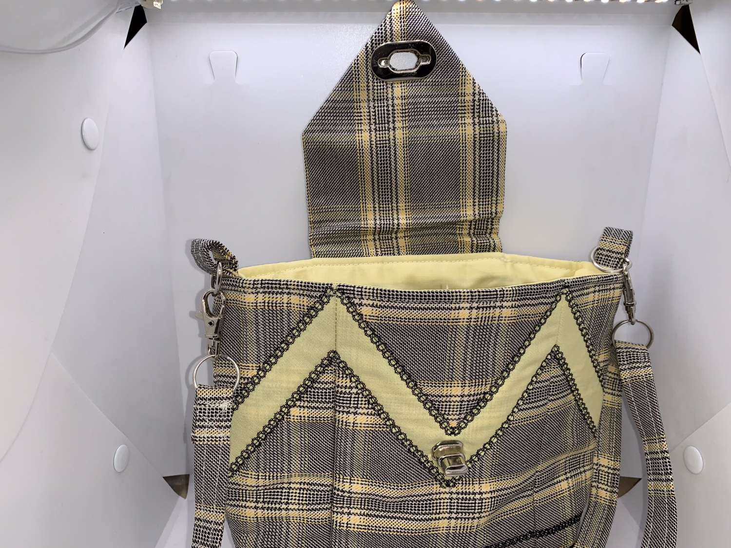 Yellow Tartan Crossbody bag Yellow Tartan Crossbody bag
