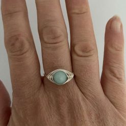 Aventurine Adjustable Ring 5