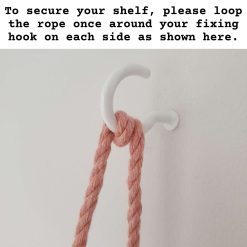 Nursery Shelf with Clothes Rail, White Shelf with Rail, Girl's Nursery, Baby Girl, Pink Nursery, Blush Pink, Kid's Shelf, Swing Rope Shelf, Hanging Shelf, Nordic Style Hanging Shelf, Swing Shelf, Baby Clothes Rail, Boho Nursery Decor, Nursery White Shelf, Bedroom Shelf, 60cm White 6 Nursery Shelf with Clothes Rail, White Shelf with Rail, Girl's Nursery, Baby Girl, Pink Nursery, Blush Pink, Kid's Shelf, Swing Rope Shelf, Hanging Shelf, Nordic Style Hanging Shelf, Swing Shelf, Baby Clothes Rail, Boho Nursery Decor, Nursery White Shelf, Bedroom Shelf, 60cm White 6