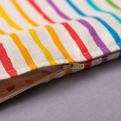 Rainbow Stripes large scatter cushion 5 Rainbow Stripes large scatter cushion 5