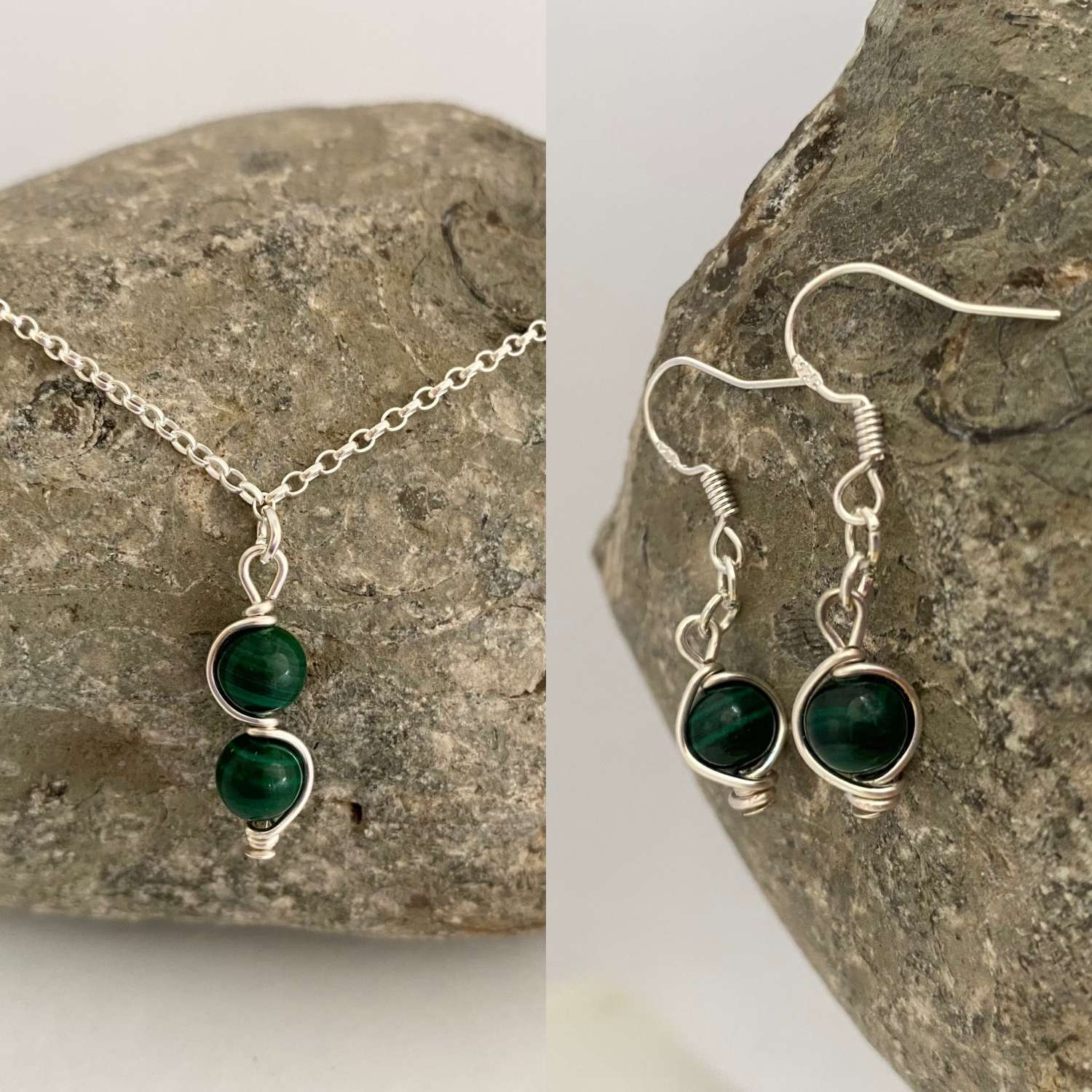 Malachite Jewellery Set Malachite Jewellery Set